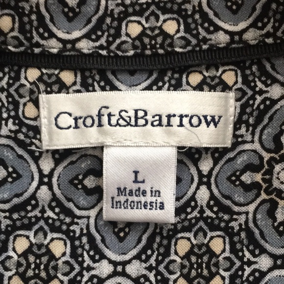 Croft & Barrow Shirt Dress Womens Size L - Picture 3 of 5